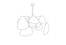 GobekUsa French Design Rattan Chandelier for Home Lighting