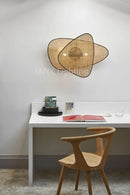 GobekUsa French Design Rattan Chandelier for Home Lighting