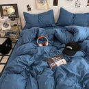 GobekUsa Fresh Solid Color Cotton Quilt Set - 4-Piece