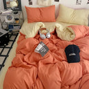 GobekUsa Fresh Solid Color Cotton Quilt Set - 4-Piece