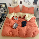 GobekUsa Fresh Solid Color Cotton Quilt Set - 4-Piece