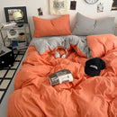 GobekUsa Fresh Solid Color Cotton Quilt Set - 4-Piece