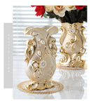 GobekUsa Frosted Porcelain Flower Vase for Home Decor