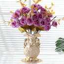 GobekUsa Frosted Porcelain Flower Vase for Home Decor