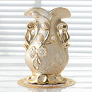 GobekUsa Frosted Porcelain Flower Vase for Home Decor