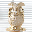 GobekUsa Frosted Porcelain Flower Vase for Home Decor