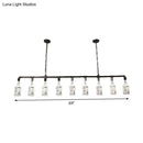 GobekUsa Frosted White Glass Island Lamp - Loft Style, Black Wine Bottle Design - Perfect for Restaurants, Ceiling Suspension Lighting