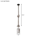GobekUsa Frosted White Glass Island Lamp - Loft Style, Black Wine Bottle Design - Perfect for Restaurants, Ceiling Suspension Lighting