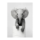 GobekUsa Funny Animals Canvas Wall Art for Bathroom Home
