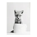 GobekUsa Funny Animals Canvas Wall Art for Bathroom Home