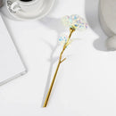 Decorbites galaxy rose iridescent blue & purple wedding centerpiece by Decorbites