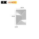 GobekUsa Geometric Art Indoor Wall Lamp for Bedroom Living Room Staircase Home Decor