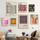 GobekUsa Geometric Bauhaus Canvas Prints for Home Decor