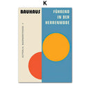GobekUsa Geometric Bauhaus Pop Art Canvas Prints
