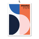 GobekUsa Geometric Bauhaus Pop Art Canvas Prints