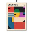 GobekUsa Geometric Bauhaus Pop Art Canvas Prints