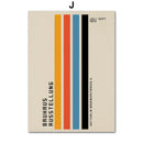 GobekUsa Geometric Bauhaus Pop Art Canvas Prints