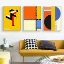 GobekUsa Geometric Bauhaus Pop Art Canvas Prints