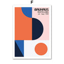 GobekUsa Geometric Bauhaus Pop Art Canvas Prints