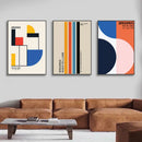 GobekUsa Geometric Bauhaus Pop Art Canvas Prints
