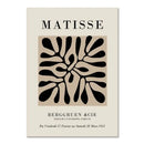 Minimalist geometric leaf boho canvas set – living room wall art by Decorbites
