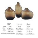 GobekUsa Geometric Zen Glass Vase for Single Flower Arrangement