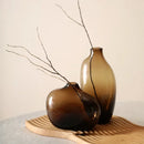 GobekUsa Geometric Zen Glass Vase for Single Flower Arrangement