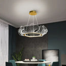 GobekUsa Ginkgo Leaf Chandelier Nordic Pendant Light for Living Dining Bedroom