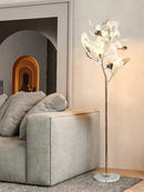 GobekUsa Ginkgo Leaf Floor Lamp - Modern Lighting for Living Room, Bedroom, Study