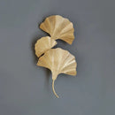 GobekUsa Ginkgo Leaf Gold Wall Lamp for Hotel Bedroom and Corridor