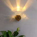 GobekUsa Ginkgo Leaf LED Crystal Wall Lights for Home Decor and Lighting