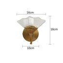 GobekUsa Ginkgo Leaf LED Crystal Wall Lights for Home Decor and Lighting
