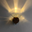 GobekUsa Ginkgo Leaf LED Crystal Wall Lights for Home Decor and Lighting