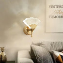 GobekUsa Ginkgo Leaf LED Crystal Wall Lights for Home Decor and Lighting