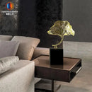 GobekUsa Ginkgo Leaf Metal Sculpture Home Decor Accent