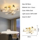 GobekUsa Ginkgo Leaf Pendant Chandelier for Nordic Romantic Living Room Decor