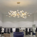 GobekUsa Ginkgo Leaf Pendant Chandelier for Nordic Romantic Living Room Decor