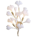 GobekUsa Ginkgo Leaf Wall Lamp: Modern Luxury for Bedroom, Living Room & Corridor