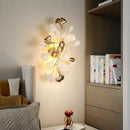 GobekUsa Ginkgo Leaf Wall Lamp: Modern Luxury for Bedroom, Living Room & Corridor