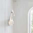 GobekUsa Giraffe Love Wall Lamp: Resin Animal Atmosphere Bedside Lighting for Cute Room Decor