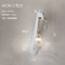 GobekUsa Giraffe Love Wall Lamp: Resin Animal Atmosphere Bedside Lighting for Cute Room Decor