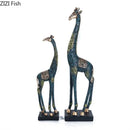 GobekUsa Giraffe Resin Statue Ornament Desk Decoration Room Aesthetic Decor