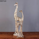 GobekUsa Giraffe Resin Statue Ornament Desk Decoration Room Aesthetic Decor