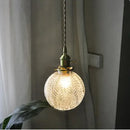 GobekUsa Glabe Glass LED Pendant Light Fixture, Nordic Modern Design for Bedroom, Kitchen, Aisle