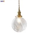 GobekUsa Glabe Glass LED Pendant Light Fixture, Nordic Modern Design for Bedroom, Kitchen, Aisle