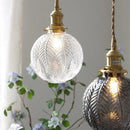 GobekUsa Glabe Glass LED Pendant Light Fixture, Nordic Modern Design for Bedroom, Kitchen, Aisle