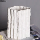 GobekUsa Glacial Ceramic Vase: Hydroponic Flower Pots, Desk Decoration, Room Aesthetic Decor