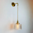 GobekUsa Glass Adjustable LED Sconce Wall Light for Bedroom Home Decor