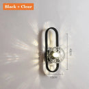 GobekUsa Glass Aisle Wall Lamp Post-Modern Indoor Decoration Art Lighting
