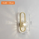 GobekUsa Glass Aisle Wall Lamp Post-Modern Indoor Decoration Art Lighting